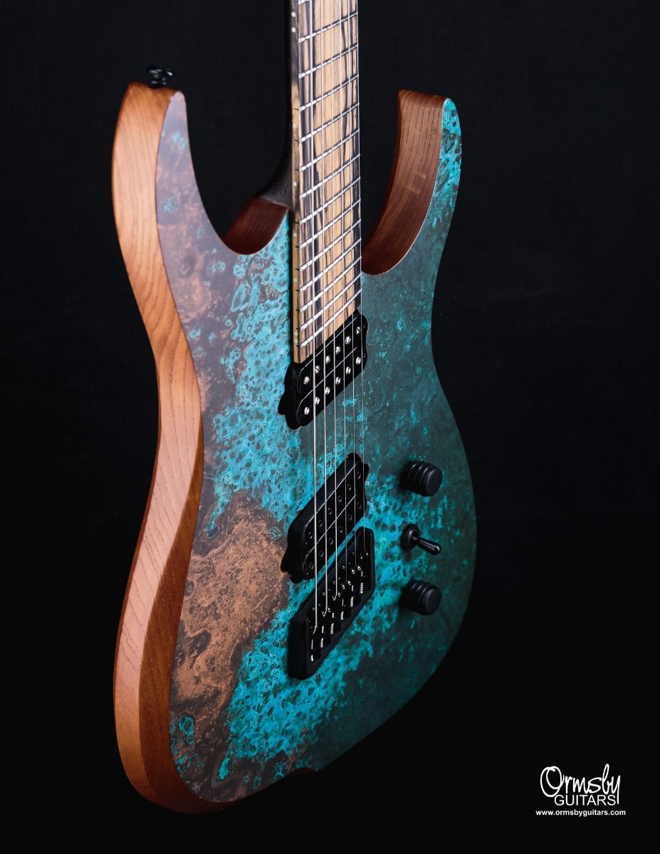 Ormsby Hype Gtr Elite 6c Multiscale 2h Ht Eb - Copper Print - Guitare Électrique Multi-scale - Variation 2