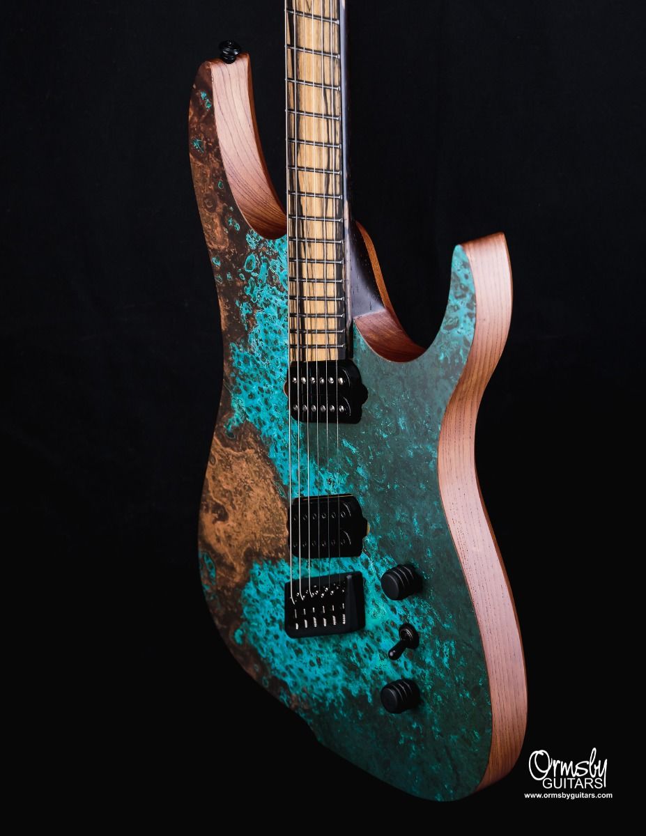 Ormsby Hype Gtr Elite 6c Multiscale 2h Ht Eb - Copper Print - Guitare Électrique Multi-scale - Variation 3