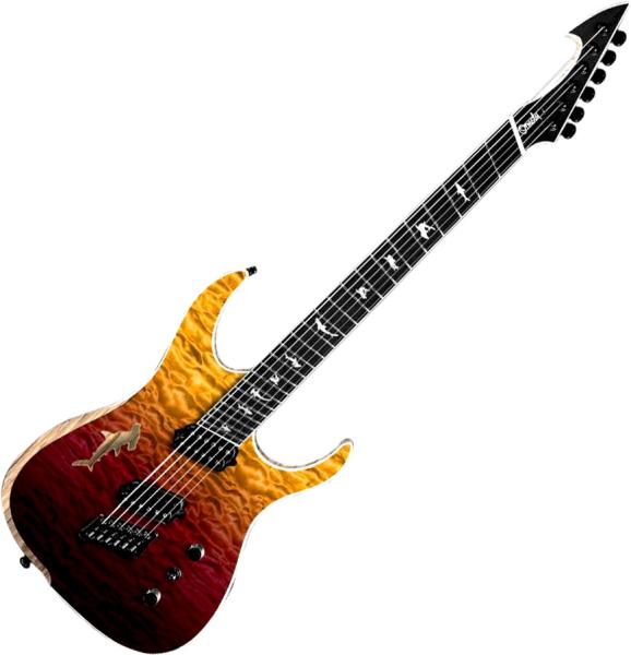 ギター Ormsby Guitars HYPE GTR 6 WBSA NT Ormsby Hype GTR Shark 6-String - sunset Multi-scale guitar