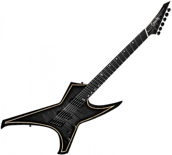 Ormsby Metal X GTR Run 16 - dahlia black Multi-scale guitar