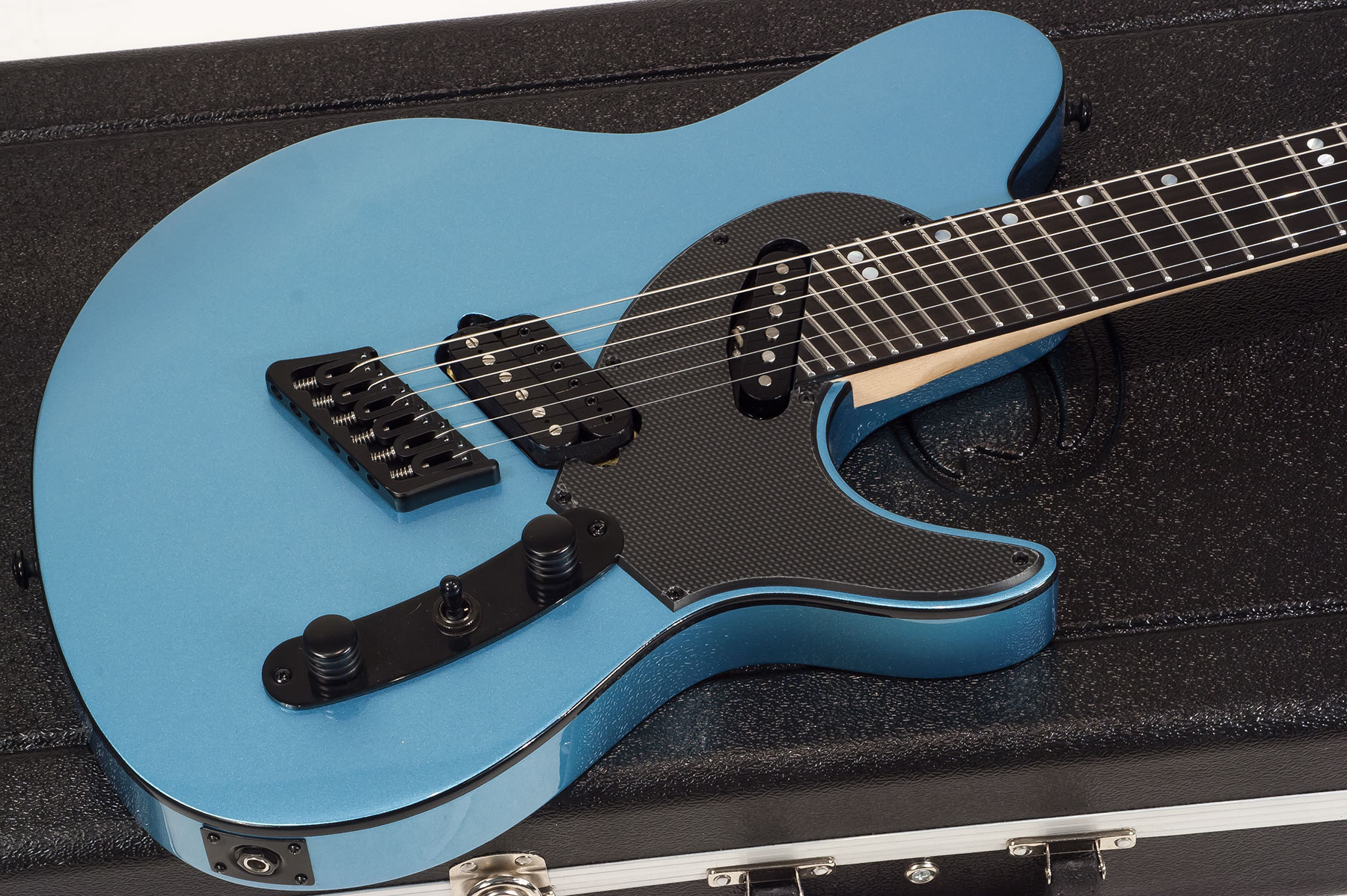 Ormsby Tx Gtr 6 Hs Ht Eb - Azure Blue - Guitare Électrique Multi-scale - Variation 1