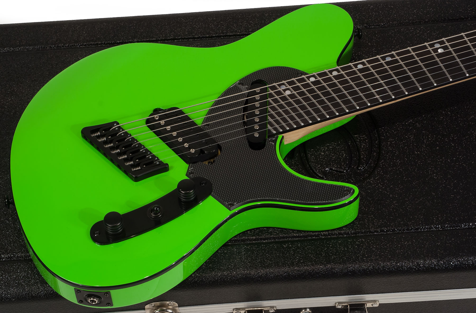 Ormsby Tx Gtr 7 Hs Ht Eb - Chernobyl Green - Guitare Électrique Multi-scale - Variation 1