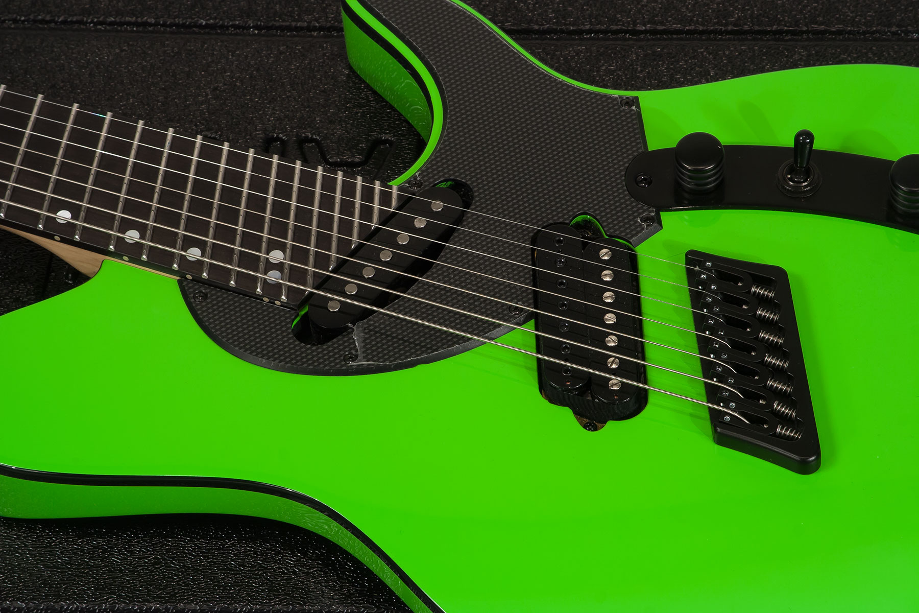 Ormsby Tx Gtr 7 Hs Ht Eb - Chernobyl Green - Guitare Électrique Multi-scale - Variation 2