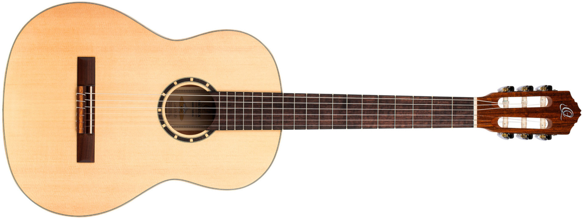 Ortega R121 52mm Epicea Acajou So + Housse - Natural - Guitare Classique Format 4/4 - Main picture