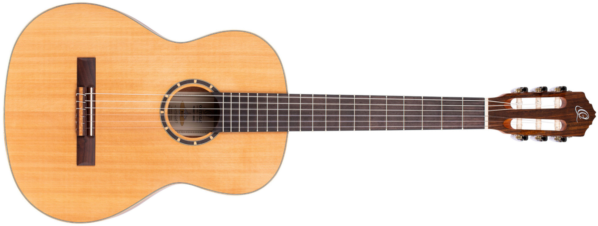 Ortega R122 52mm Cedre Acajou So + Housse - Natural - Guitare Classique Format 4/4 - Main picture