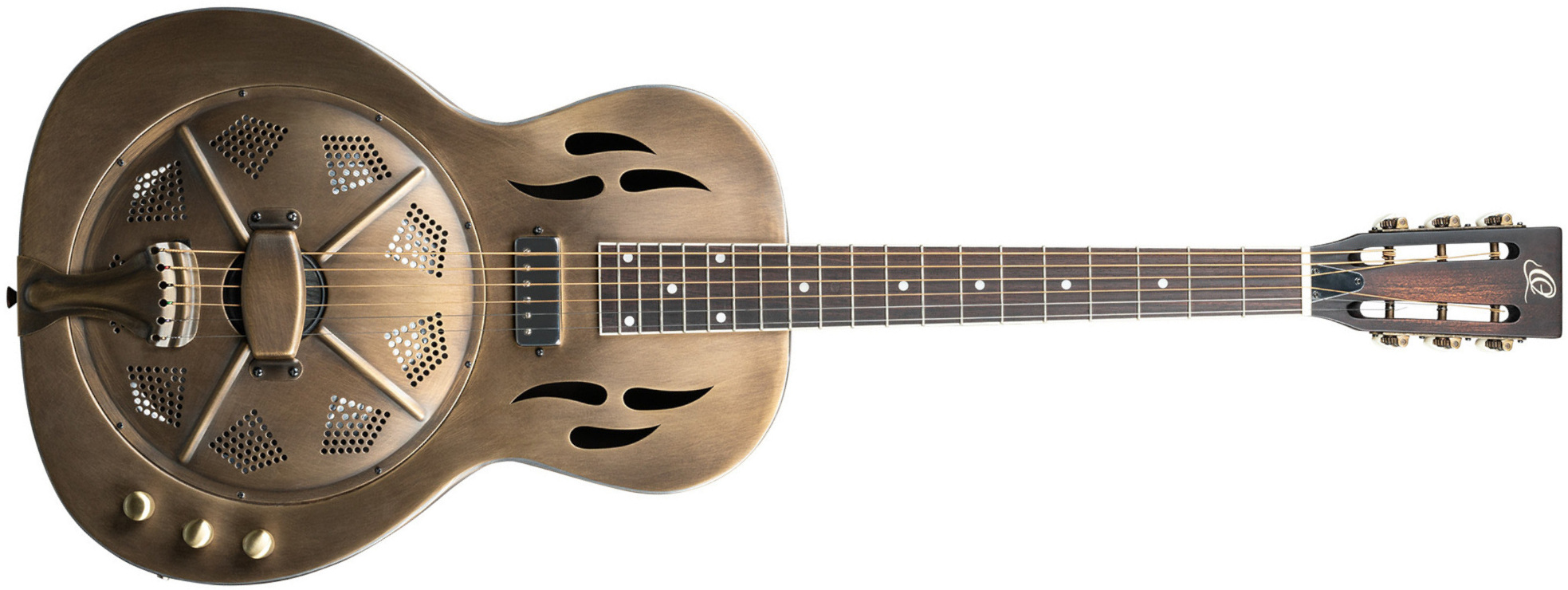 Ortega Rrg60e Resonator - Antique Burst - Dobro Resonateur - Main picture