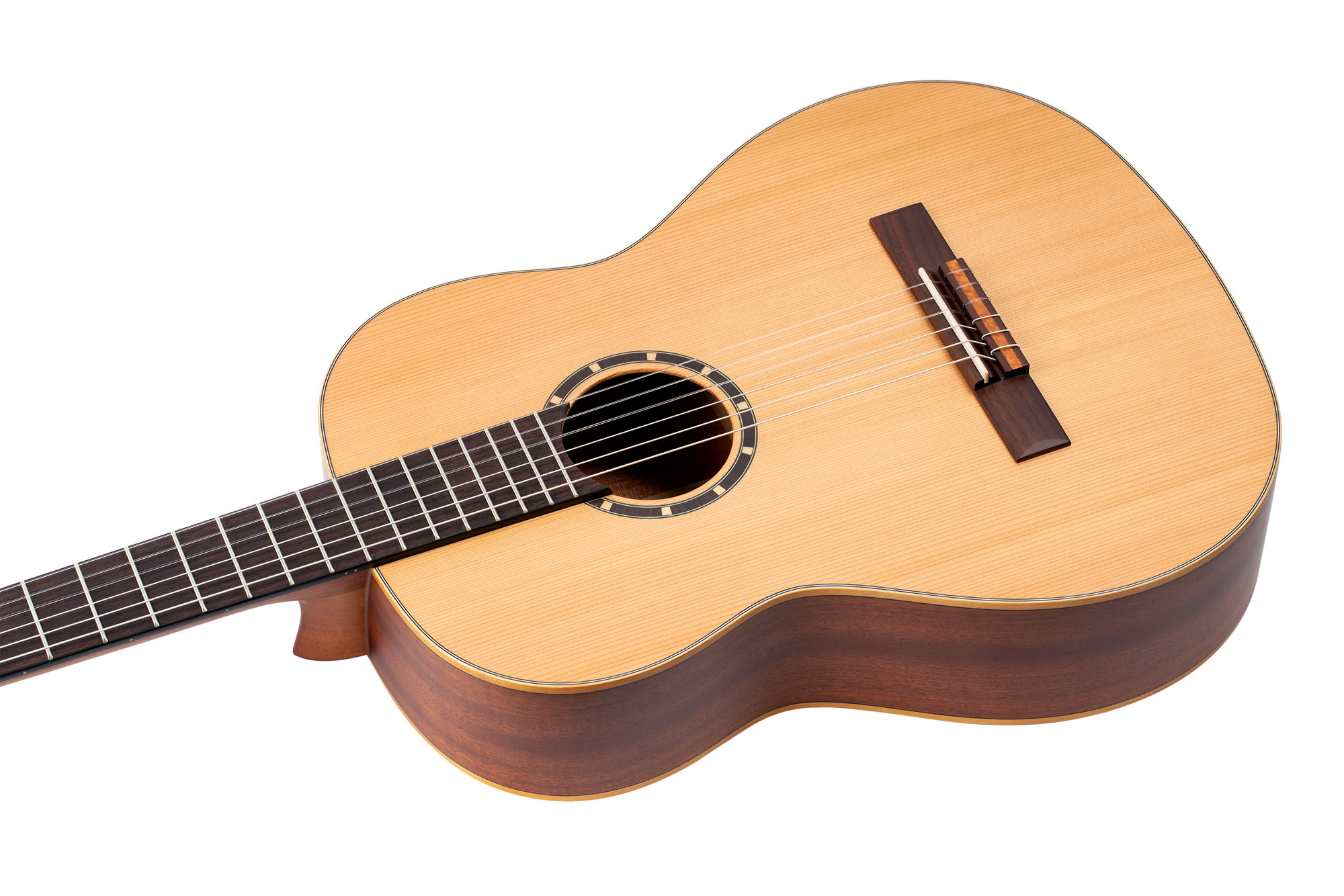 Ortega R131 48mm Table Massive Cedre Acajou So + Housse - Natural - Guitare Classique Format 4/4 - Variation 1