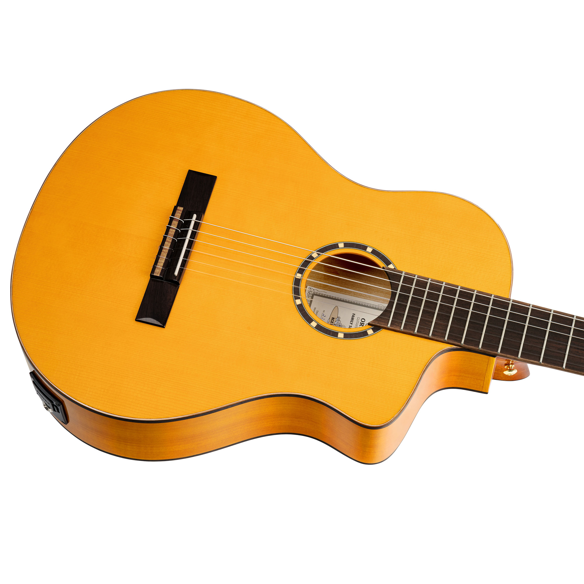 Ortega Rce170f 52mm Table Massive Epicea Cypres So + Housse - Natural - Guitare Classique Format 4/4 - Variation 1