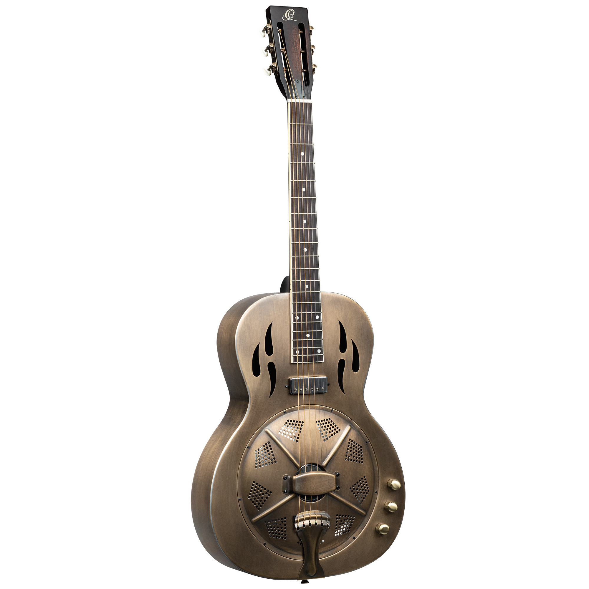 Ortega Rrg60e Resonator - Antique Burst - Dobro Resonateur - Variation 5