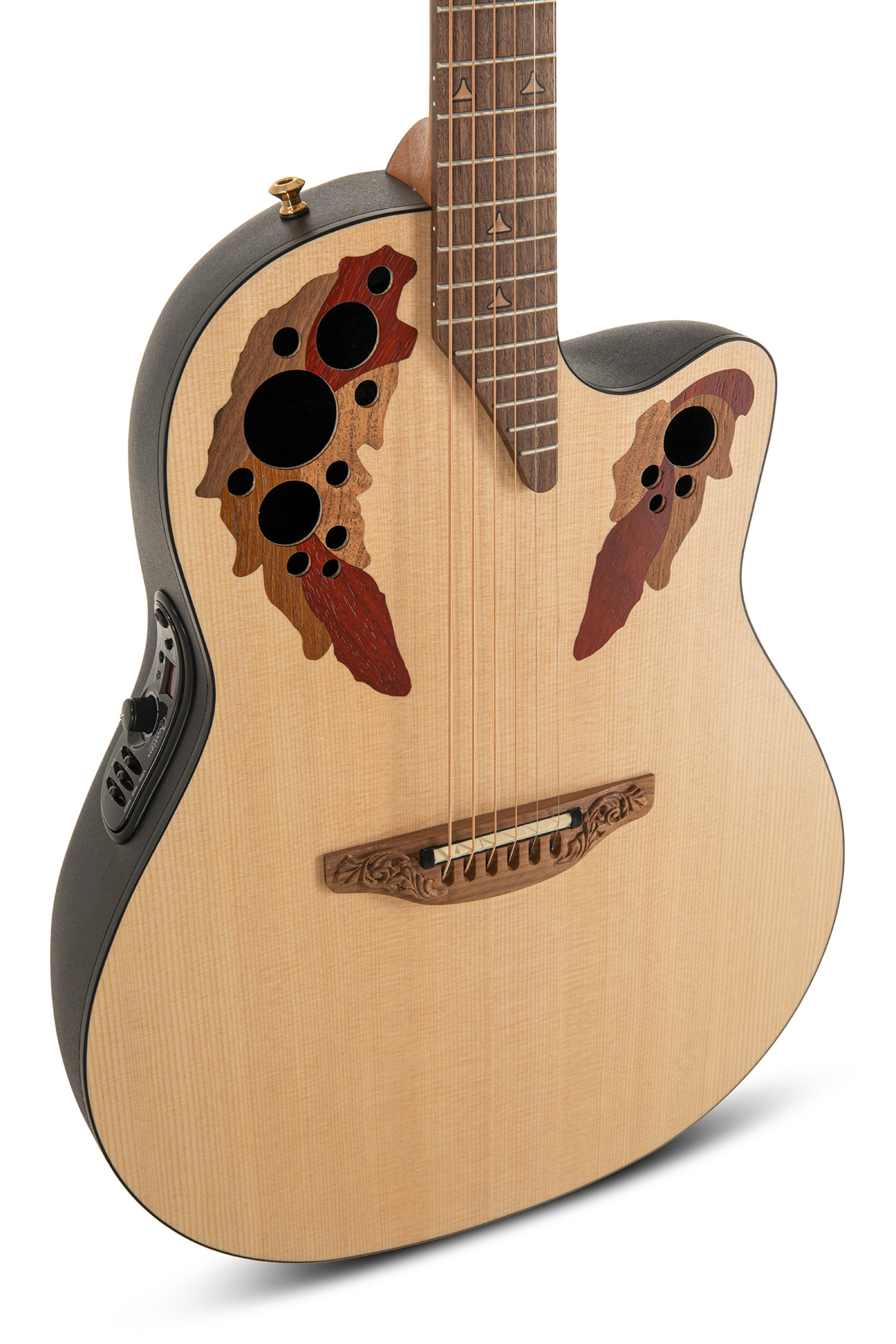 Ovation 1768-4s-g Pro Series Elite Usa Epicea Wal - Natural - Guitare Folk - Variation 2