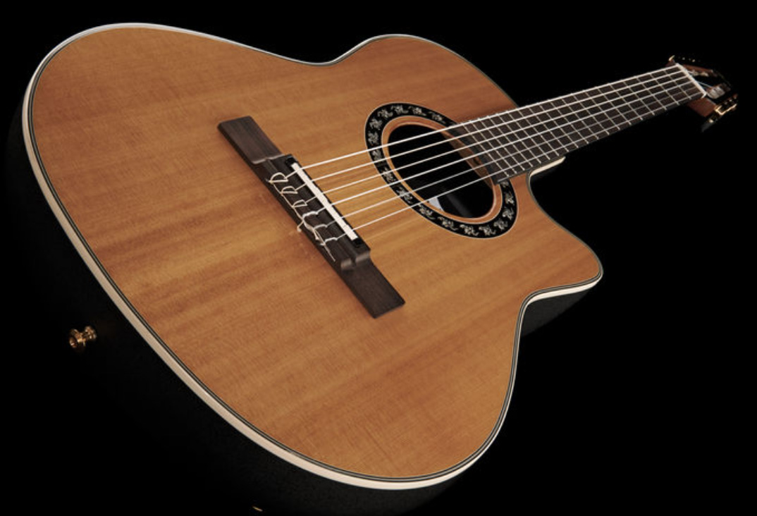Ovation 1773ax-4 Legend Mid Depth Cw Cedre Lyrachord Eb - Natural - Guitare Classique Format 4/4 - Variation 1