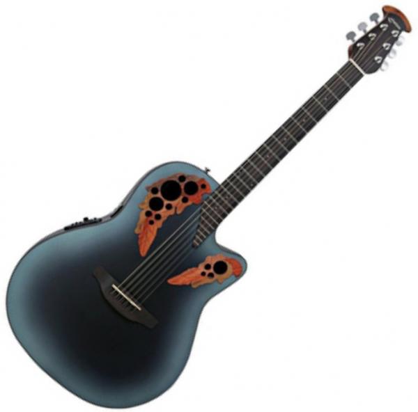 Guitare electro acoustique Ovation CE44-RBB-G Celebrity Elite - Royal blue burst