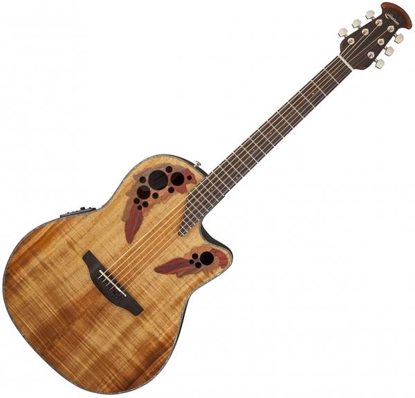 Ovation CE44P-FKOA-G Celebrity Elite Plus - natural Folk guitar