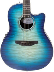 Guitare electro acoustique Ovation CS28P-RG-G Celebrity Tradition - Caribbean blue