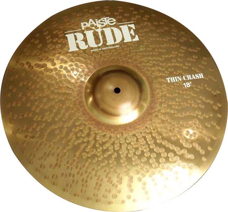 Paiste Rude   Crash Thin 16 - 16 Pouces - Cymbale Crash - Main picture