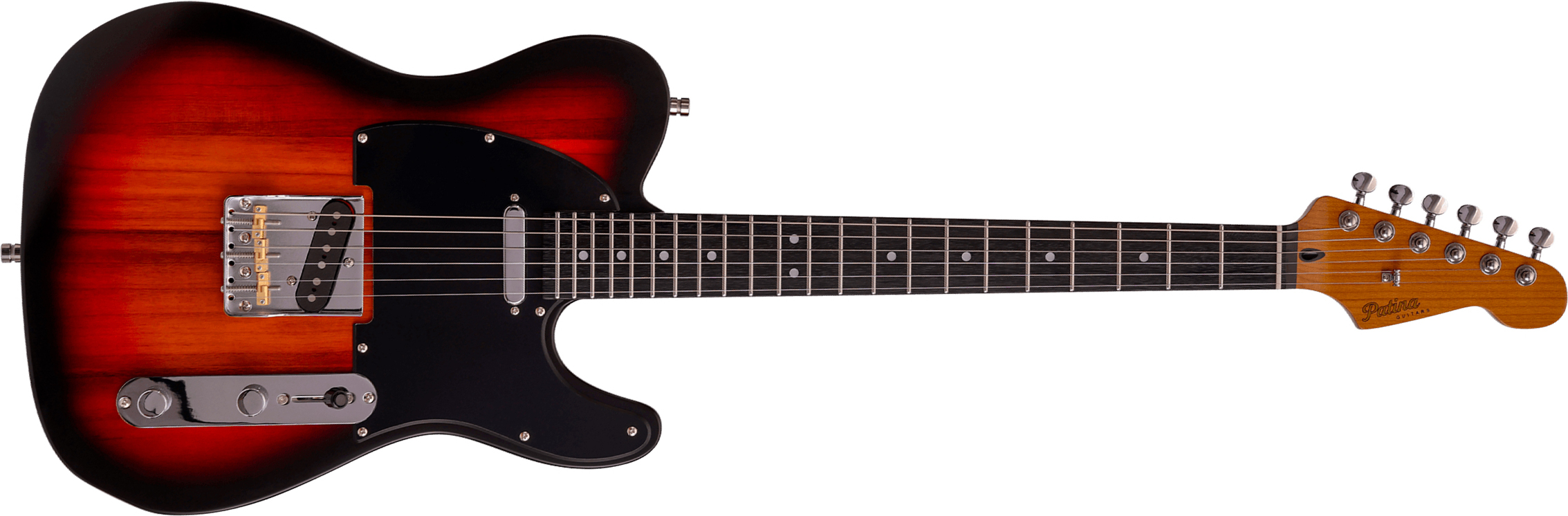 Patina Guitars Pt3 Sb 2s Ht Rw - Sunburst - Guitare Électrique Forme Tel - Main picture