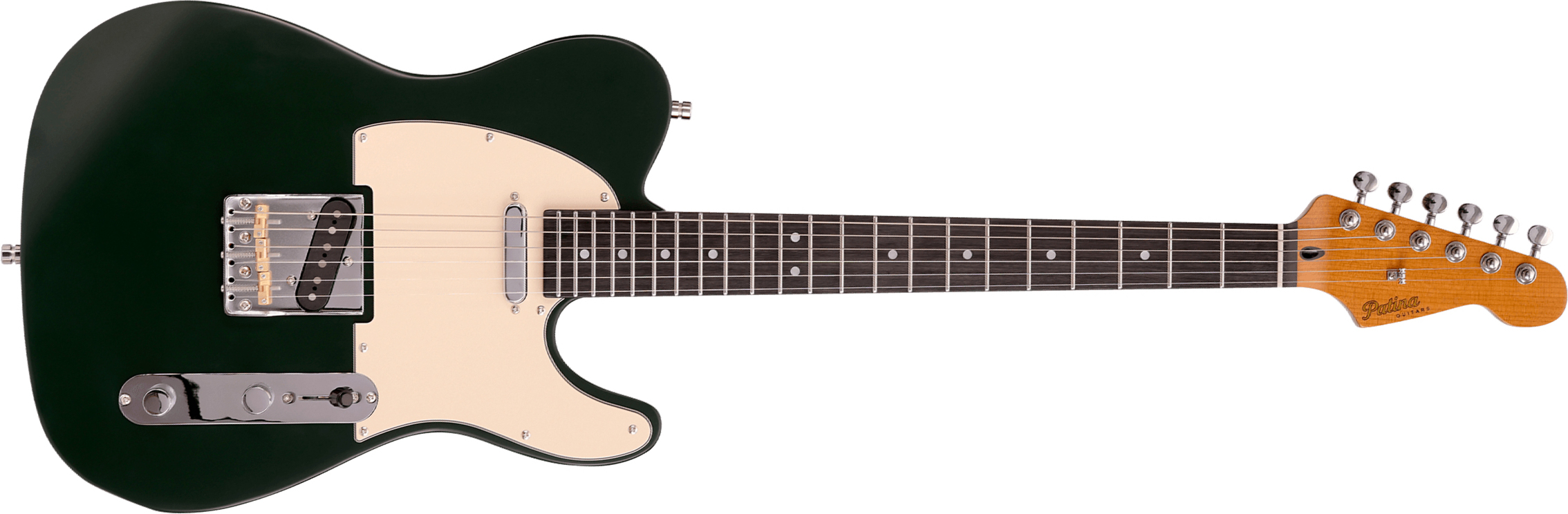Patina Guitars Pt3 Sgr 2s Ht Rw - Sherwood Green - Guitare Électrique Forme Tel - Main picture