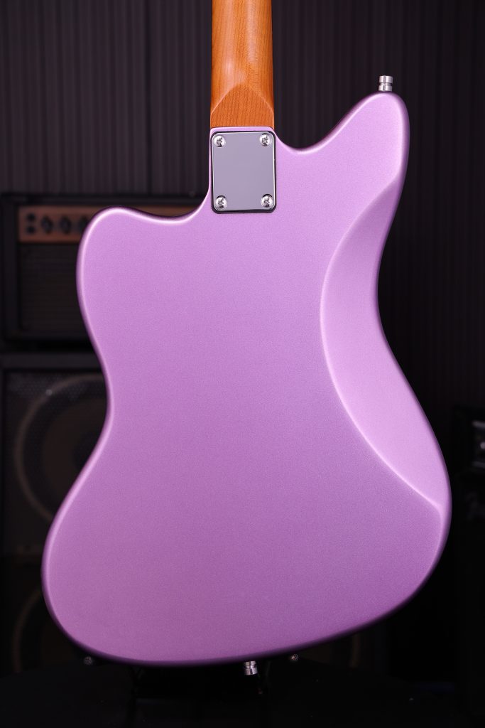 Patina Guitars Pj3 Pp 2s Trem Rw - Purple - Guitare Électrique RÉtro Rock - Variation 3