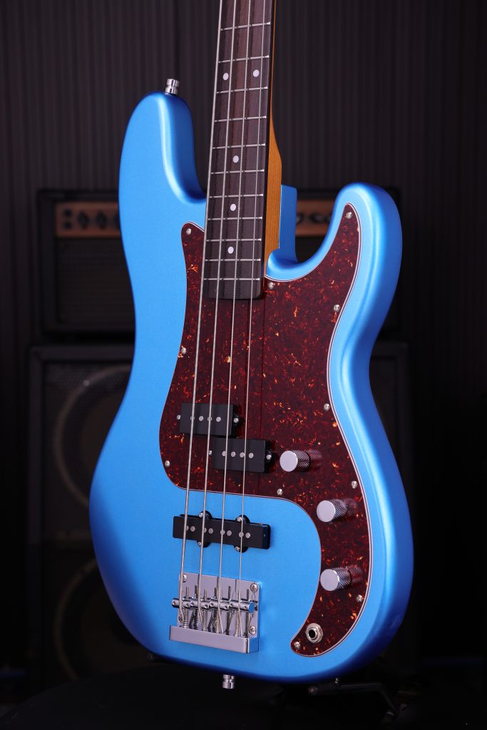 Patina Guitars Ppb3 Lpb 1s Ht Rw - Lake Placid Blue - Basse Électrique Solid Body - Variation 2