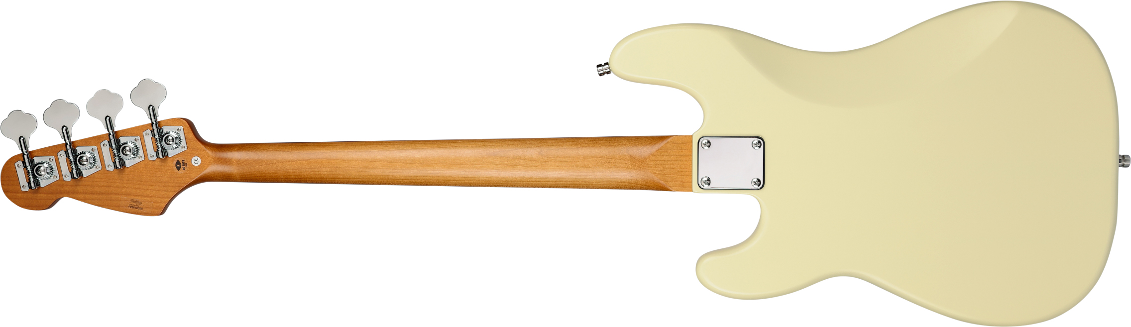 Patina Guitars Ppb3 Ow 1s Ht Rw - Olympic White - Basse Électrique Solid Body - Variation 1