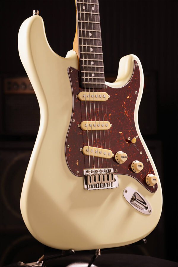 Patina Guitars Ps3 Ow 3s Trem Rw - Olympic White - Guitare Électrique Forme Str - Variation 2
