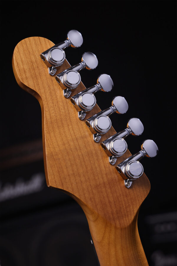 Patina Guitars Ps6 Lpb R 3s Trem Rw - Lake Placid Blue Relic - Guitare Électrique Forme Str - Variation 4