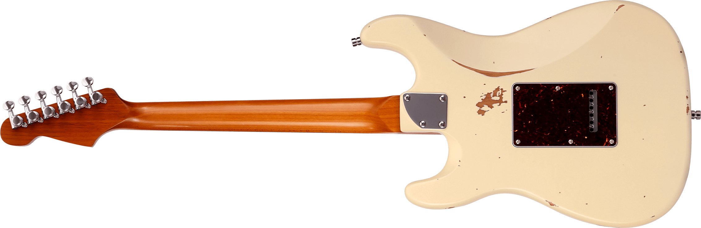 Patina Guitars Ps7 Ow R Hss Trem Rw - Olympic White - Guitare Électrique Forme Str - Variation 1