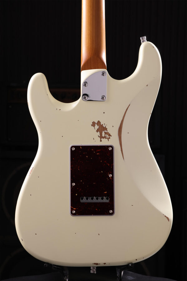 Patina Guitars Ps7 Ow R Hss Trem Rw - Olympic White - Guitare Électrique Forme Str - Variation 3