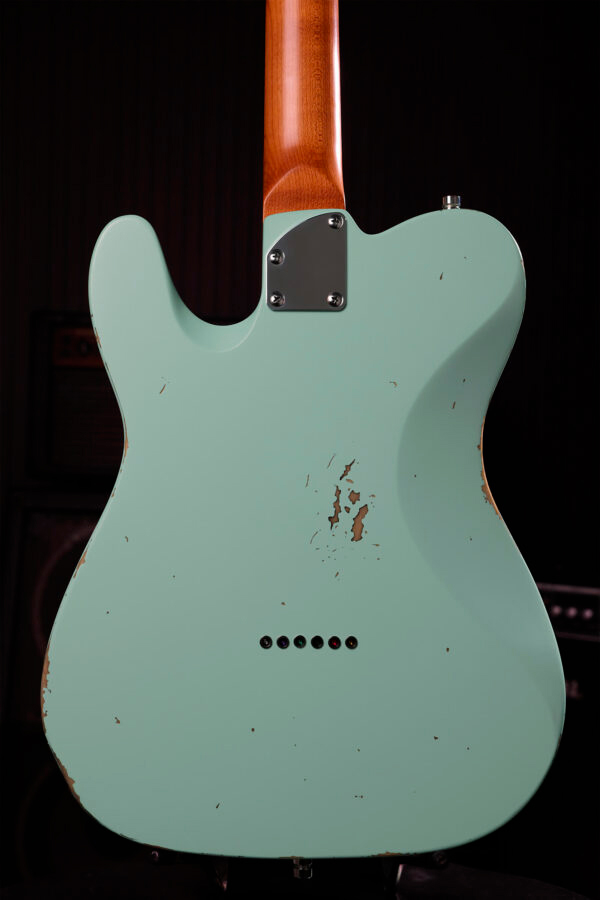 Patina Guitars Pt6 Sfg R 2s Ht Rw - Seafoam Green - Guitare Électrique Forme Tel - Variation 3