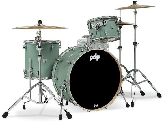 Pdp Pdcm24rksf Concept Maple Kit 3 Futs Erable - Satin Seafoam - Batterie Acoustique Standard - Main picture