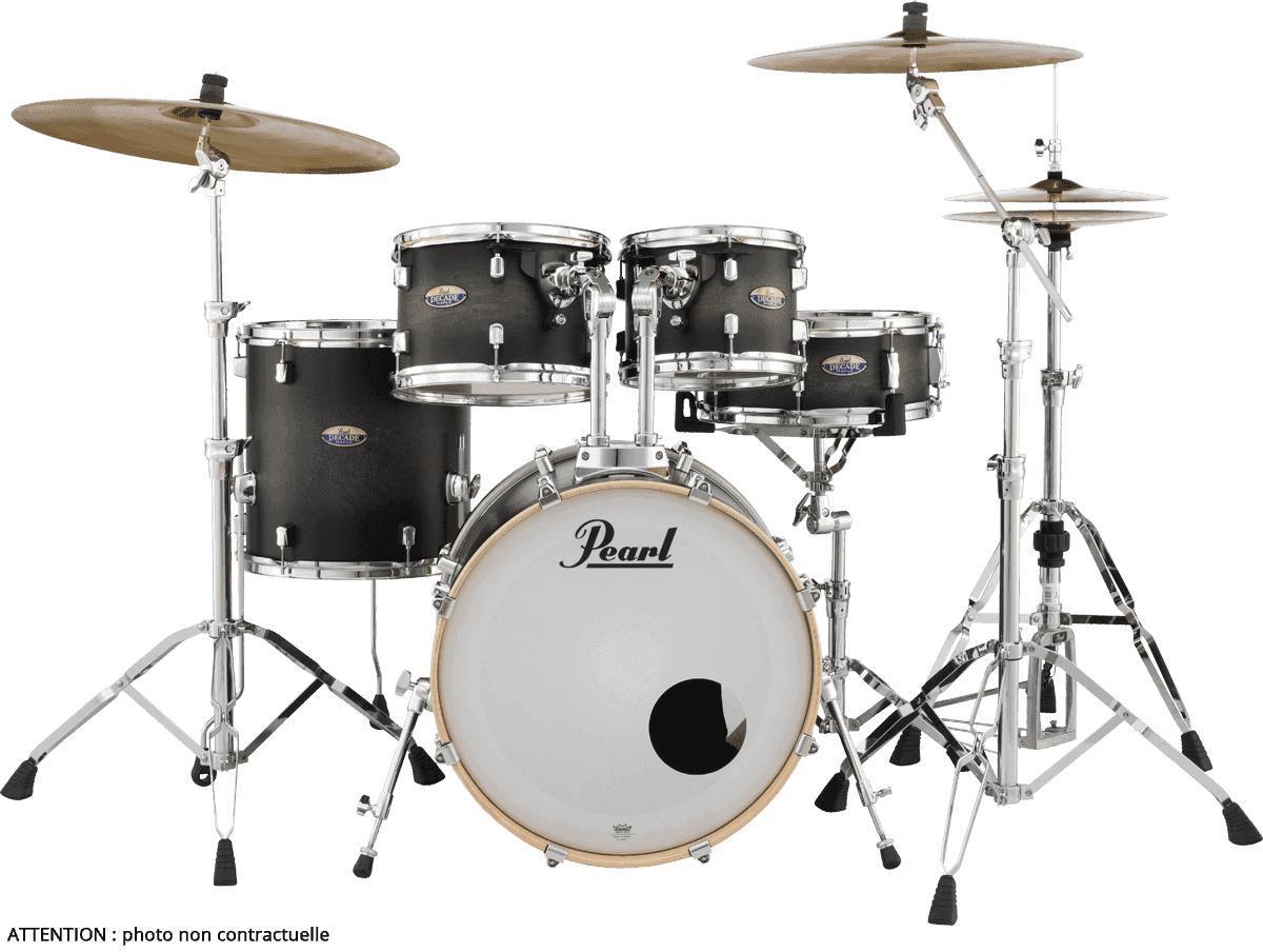 Batterie acoustique fusion Pearl DECADE DMP905C ERABLE FUSION 20 5 FUTS - Satin black burst