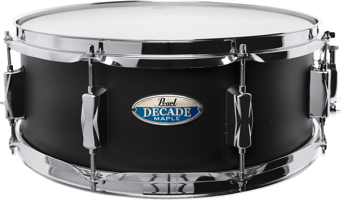 Pearl Decade Maple 14x5,5 Satin Slate Black - Satin Slate Black - Caisse Claire - Main picture