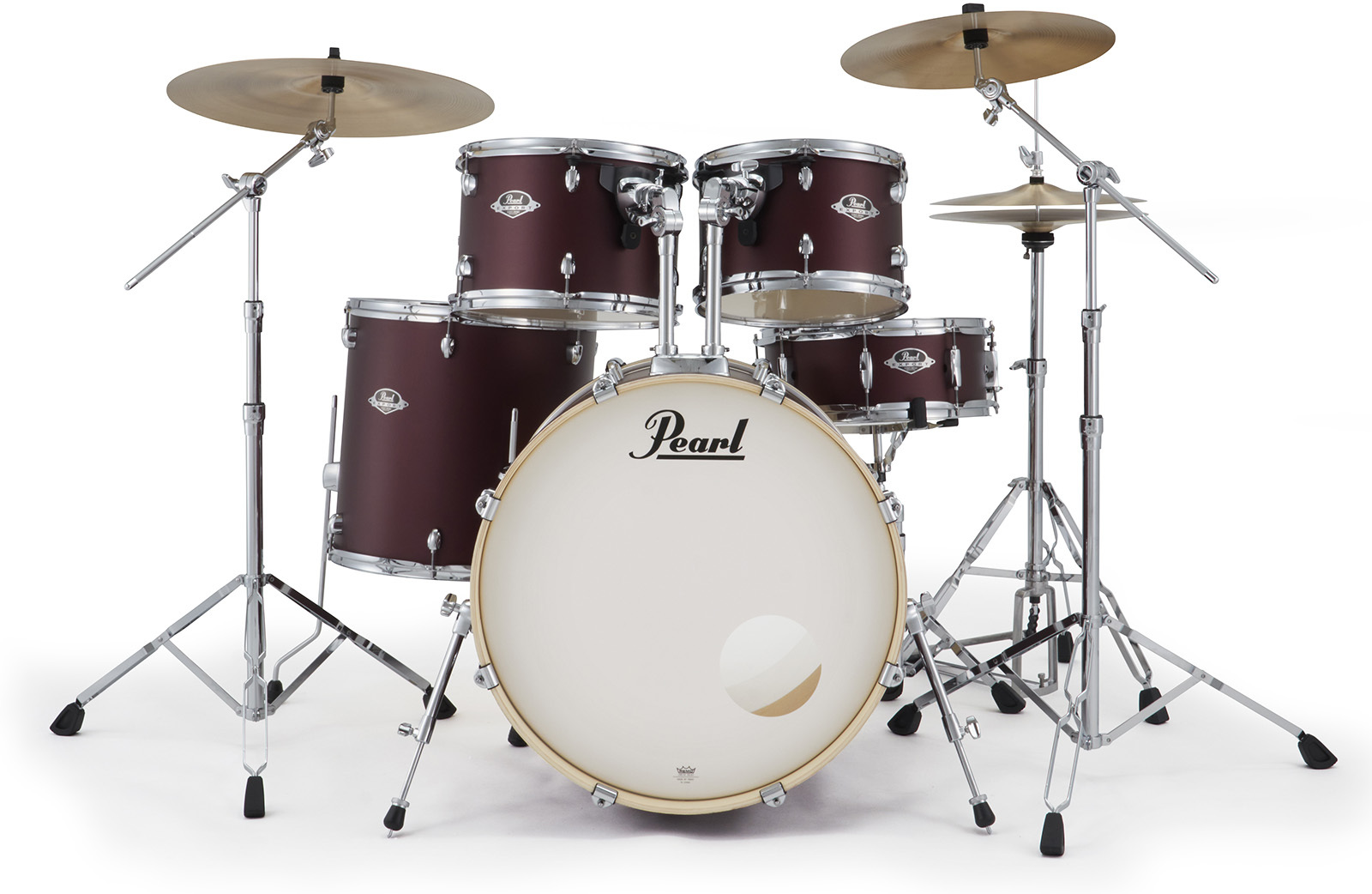 Pearl Exx725nbrc-864 Export Standard 22 - Satin Scarlet - Batterie Acoustique Standard - Main picture