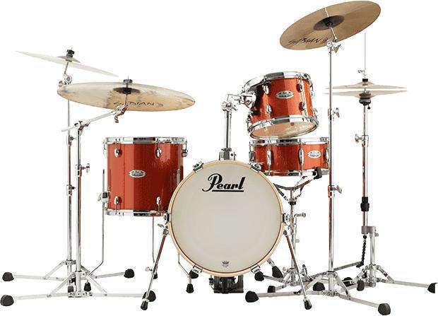 Batterie acoustique jazz Pearl KIT MIDTOWN JAZETTE - Grindstone sparkle