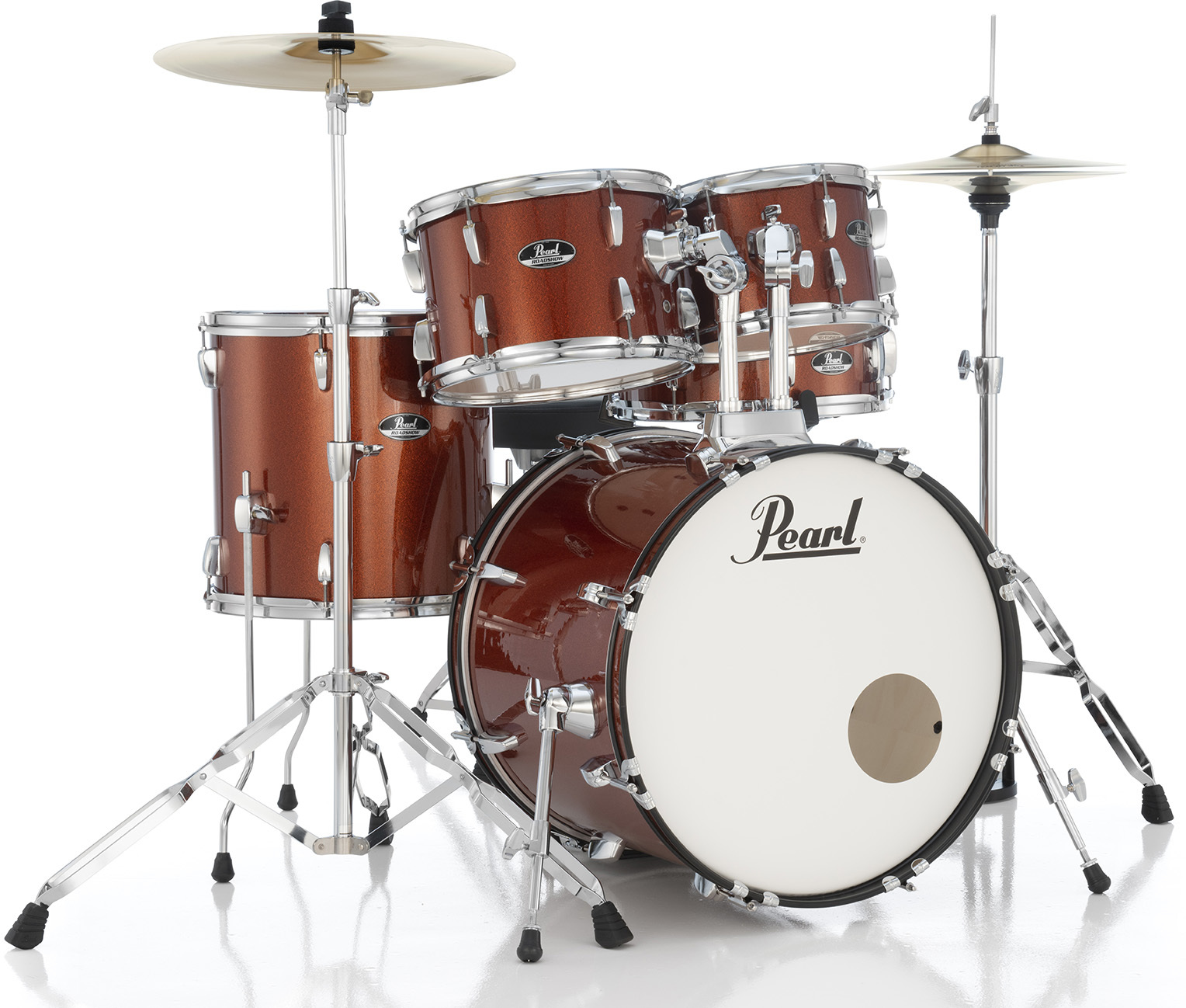 Pearl Roadshow Fusion 20'' - 5 FÛts - Burnt Orange Sparkle - Batterie Acoustique Fusion - Main picture