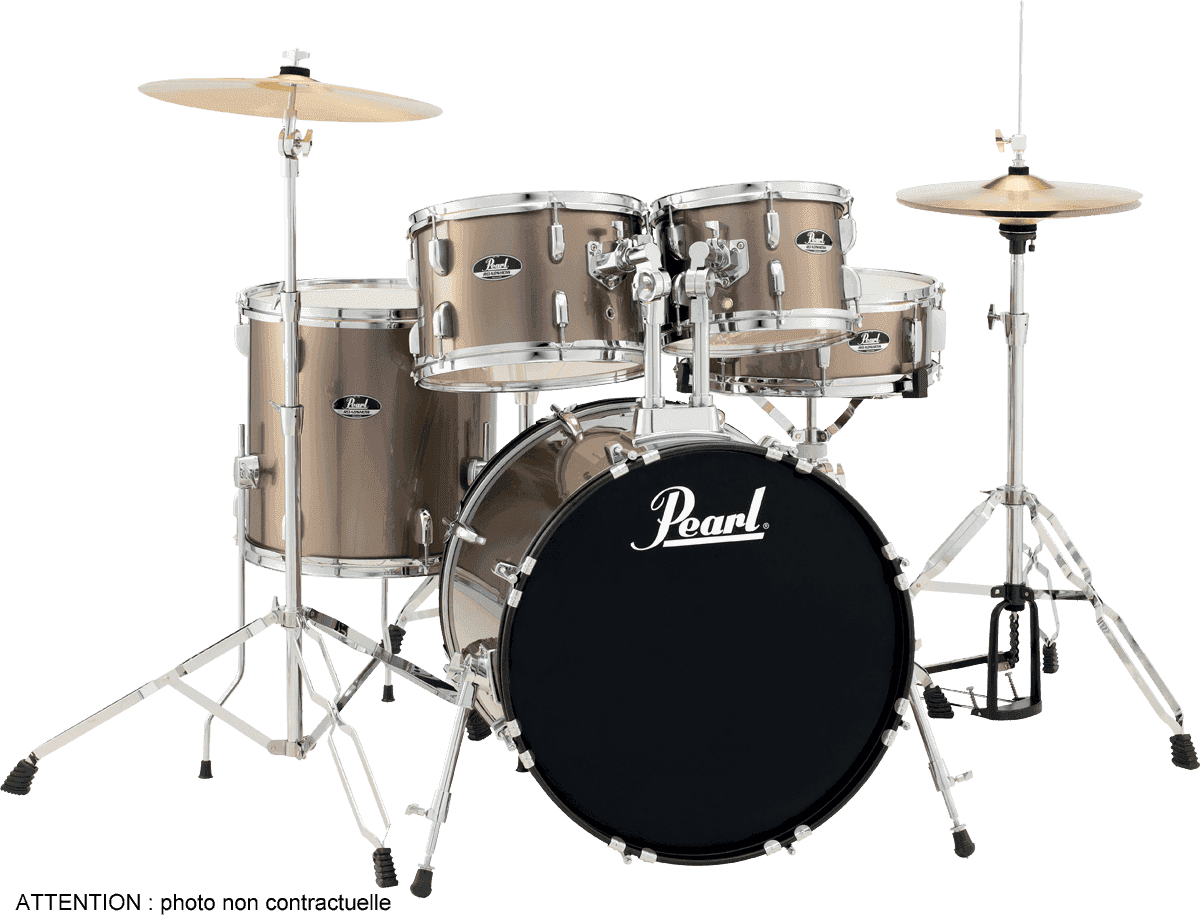 Pearl Roadshow Junior 18 Rs585cc-707 - 5 FÛts - Bronze Metallic - Batterie Acoustique Junior - Main picture