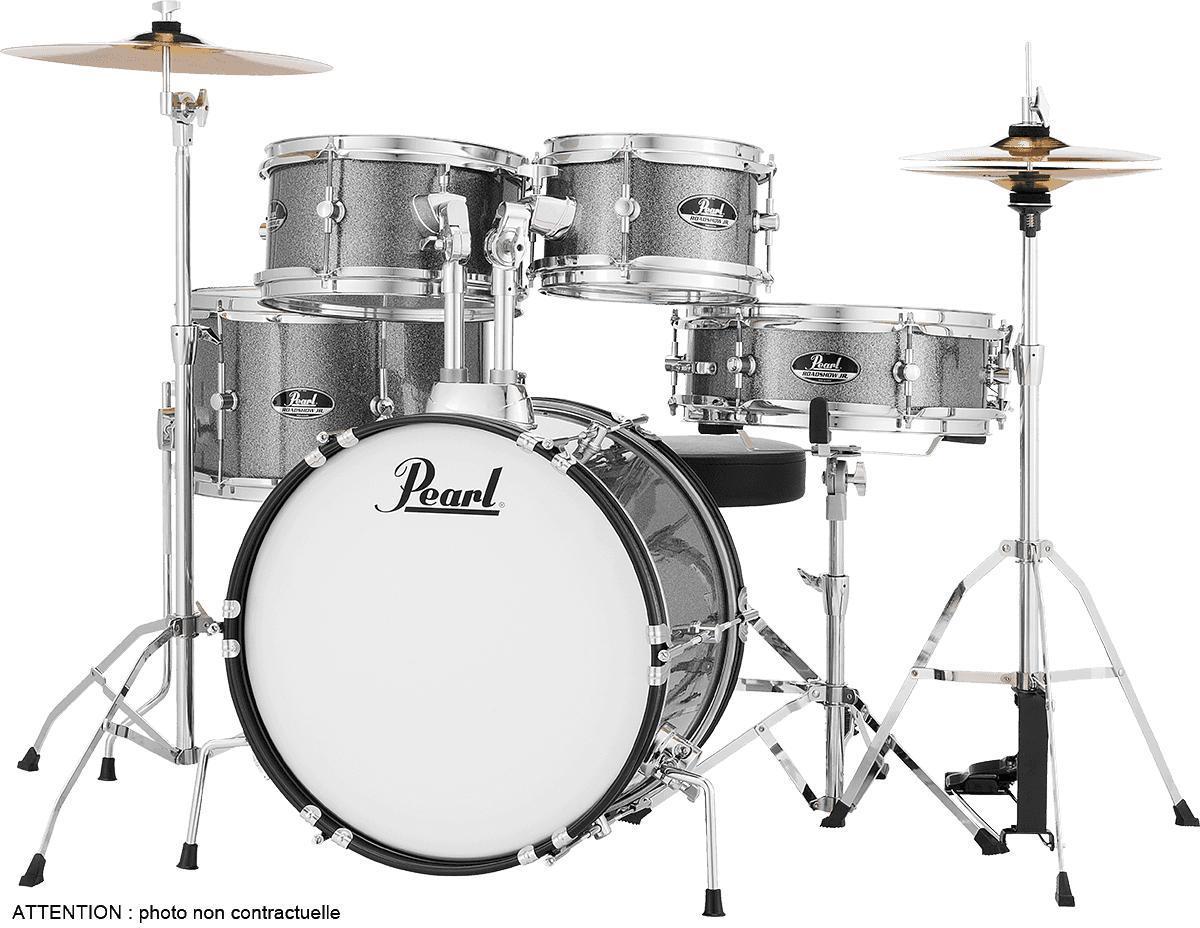 Batterie acoustique junior Pearl ROADSHOW JUNIOR KIT - 5 fûts - Grindstone sparkle