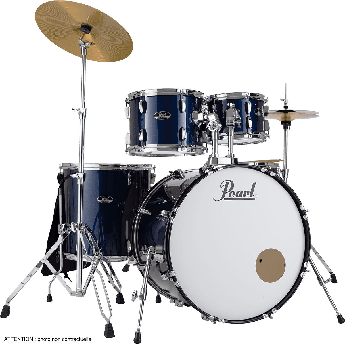 Pearl Roadshow Rock 22'' - 5 FÛts - Royal Blue Metallic - Batterie Acoustique Rock - Main picture