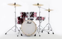 Batterie acoustique fusion Pearl Export Fusion 20 - Satin scarlet