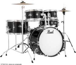 Batterie acoustique fusion Pearl KIT JUNIOR 16 - Jet black