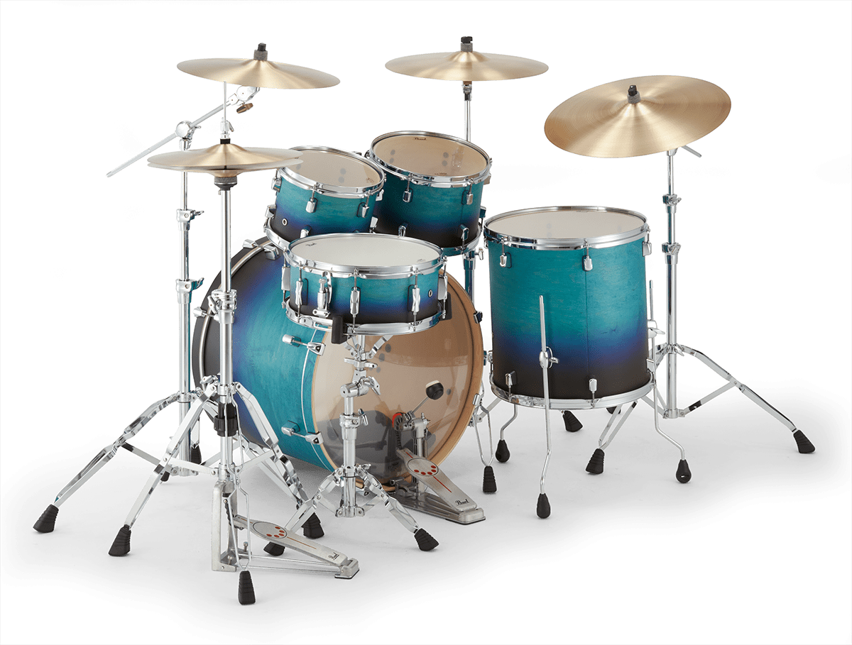 Pearl Decade Maple Stage 22 - Azure Daybreak - 5 FÛts - Azure Daybreak - Batterie Acoustique Rock - Variation 3