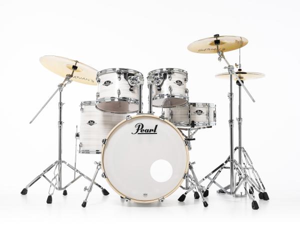 タカスクリーム　EX Pearl EXPORT FUSION 20 - slipstream white Fusion drum kit