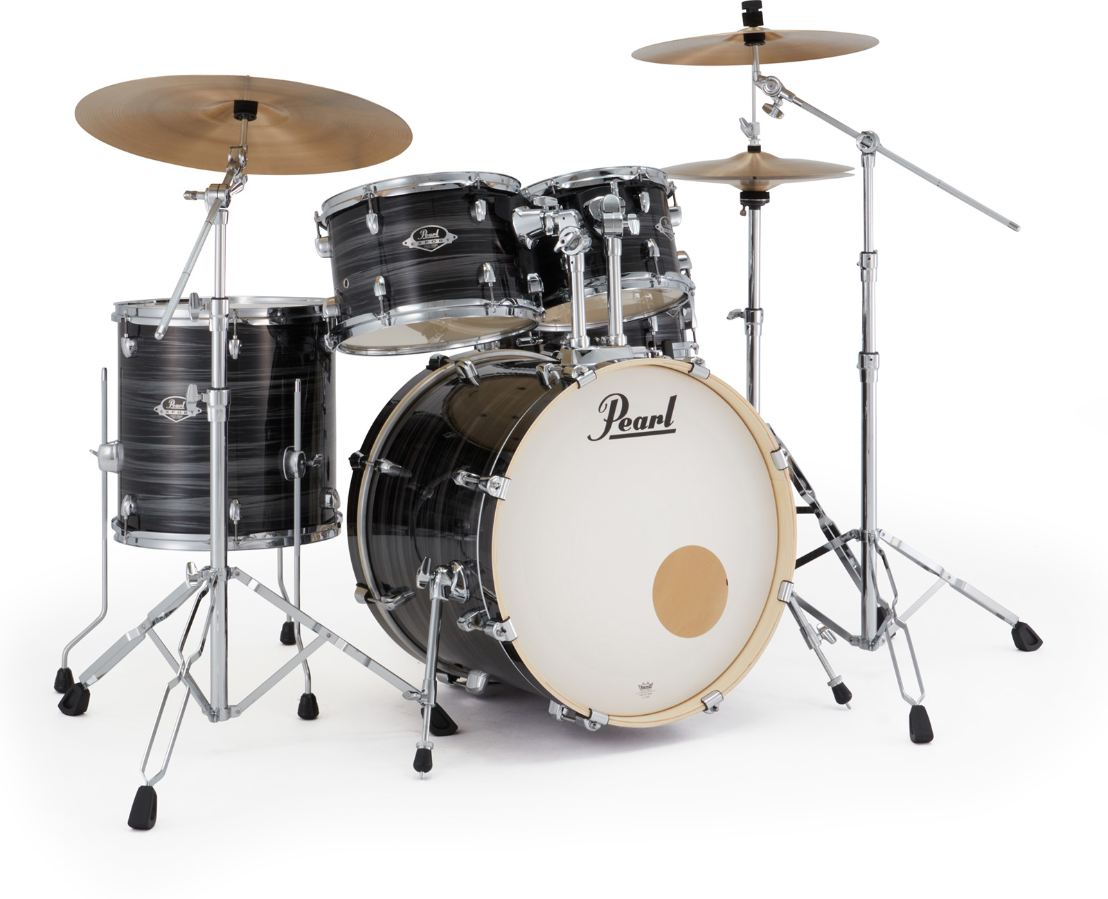 Pearl Export Fusion 20'' - 5 FÛts - Graphite Silver Twist - Batterie Acoustique Fusion - Variation 2