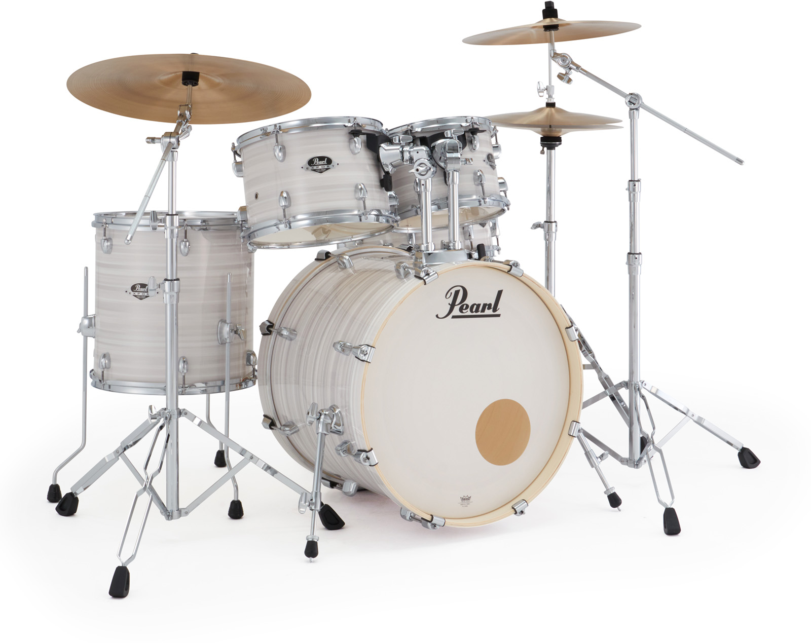 Pearl Export Fusion 20'' - 5 FÛts - Slipstream White - Batterie Acoustique Fusion - Variation 1
