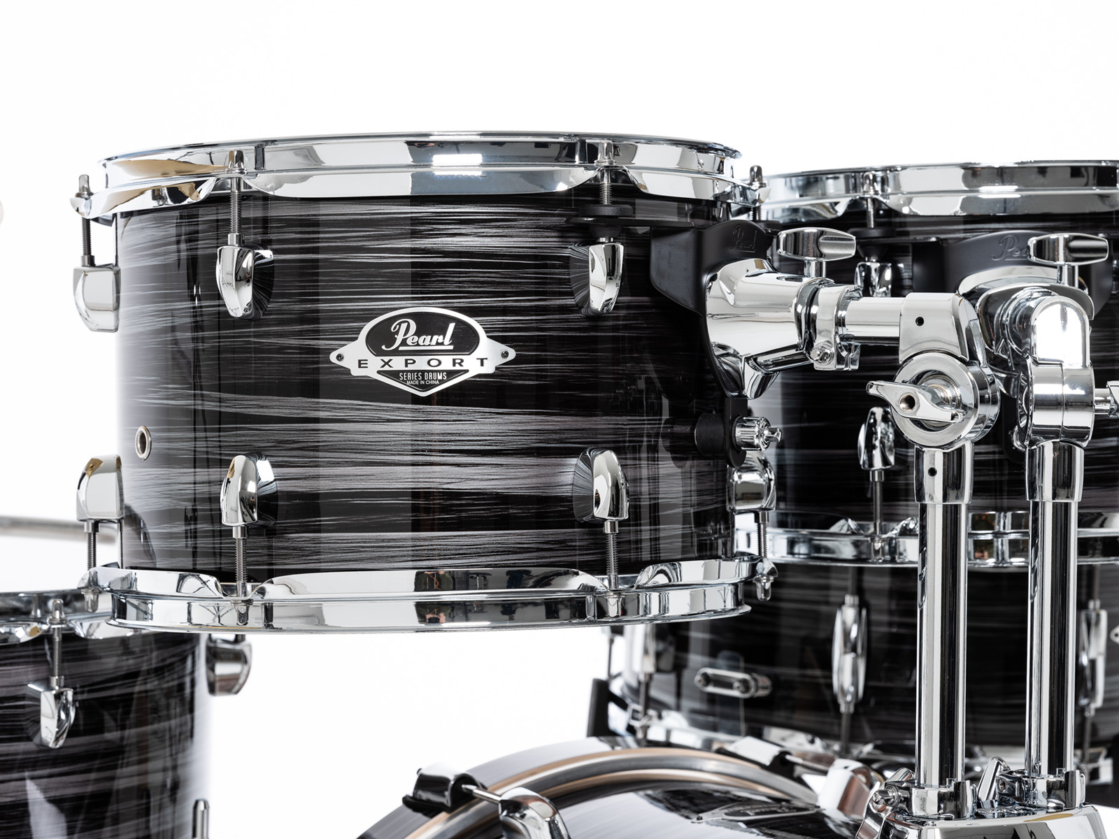 Pearl Export Fusion 20'' - 5 FÛts - Graphite Silver Twist - Batterie Acoustique Fusion - Variation 7