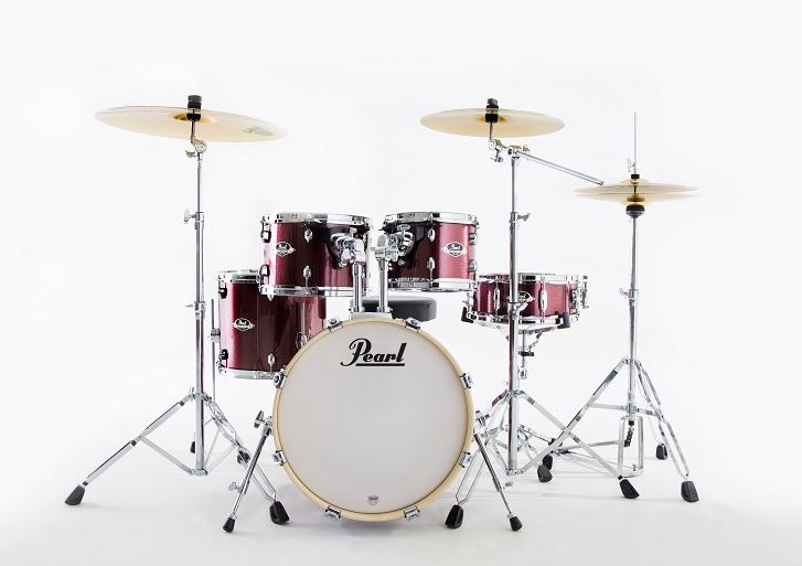 Pearl Exx705nbrc-864 Export Fusion 20 - Satin Scarlet - Batterie Acoustique Fusion - Variation 1