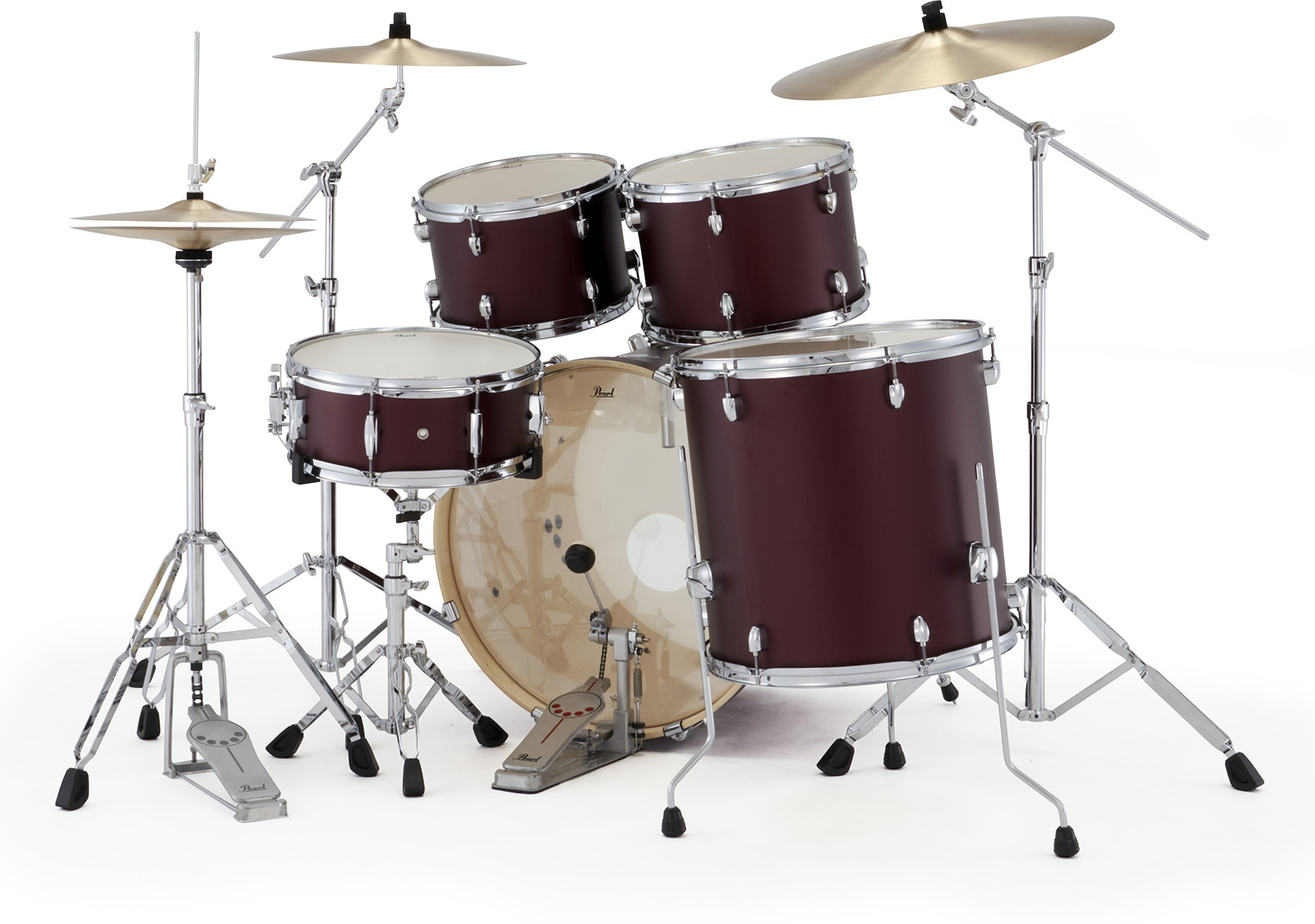 Pearl Exx725nbrc-864 Export Standard 22 - Satin Scarlet - Batterie Acoustique Standard - Variation 3