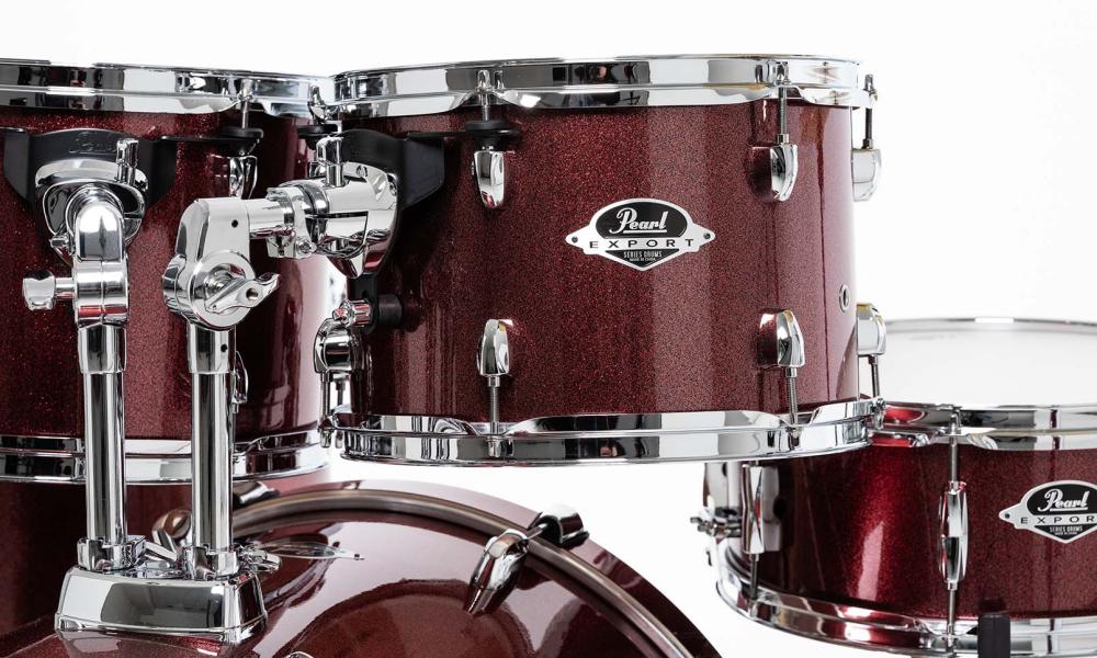 Pearl Exx725nbrc-864 Export Standard 22 - Satin Scarlet - Batterie Acoustique Standard - Variation 4