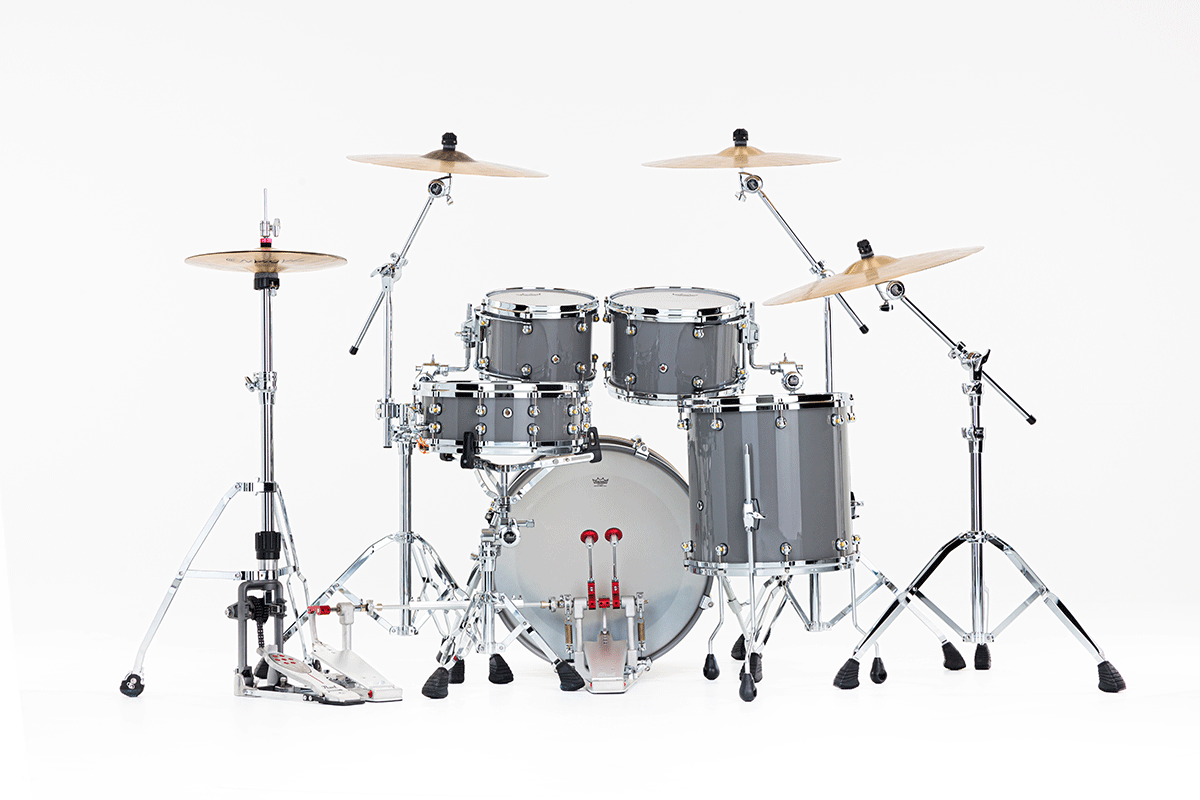 Pearl Reference One Fusion 20 Gyrolock-l Premium Putty Grey - 4 FÛts - Grey - Batterie Acoustique Fusion - Variation 3