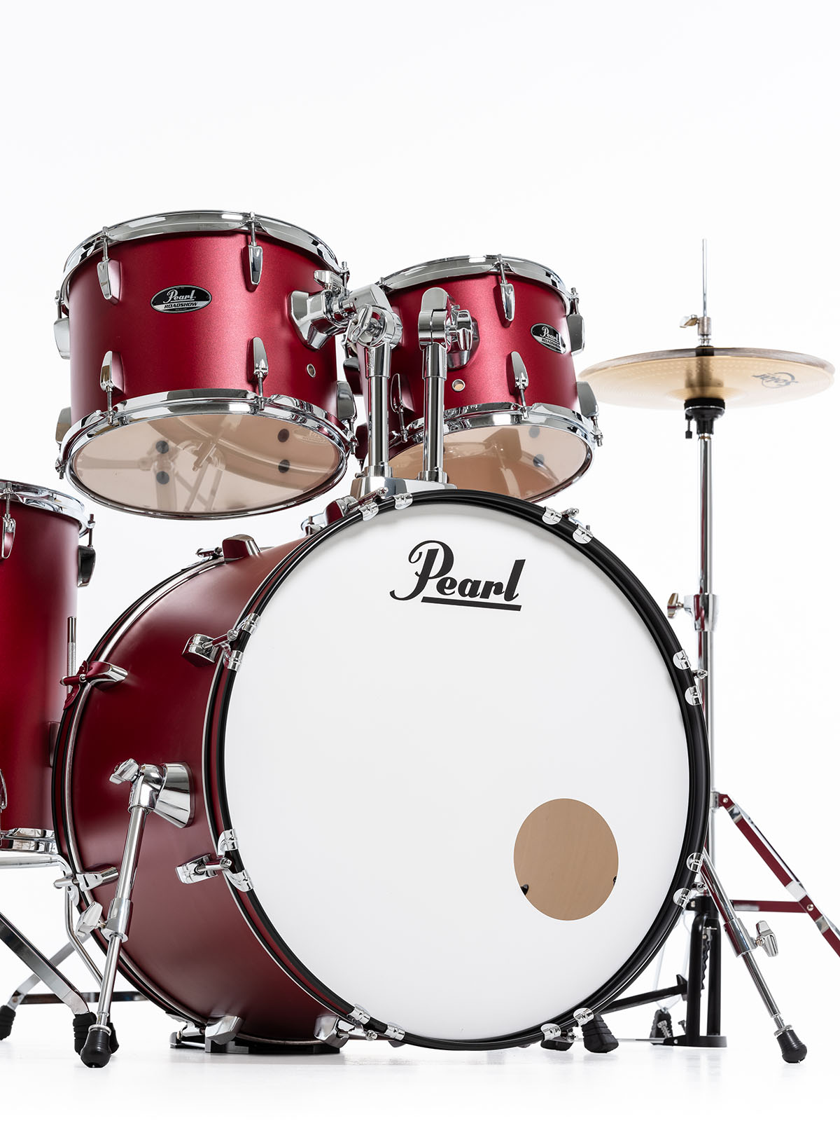 Pearl Roadshow Fusion 20 + Pack Solar Sabian Matte Red - Batterie Acoustique Fusion - Variation 5